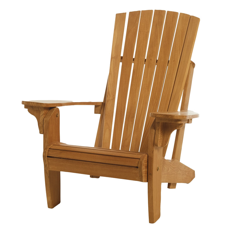 Teak Adirondack Folding Lounger Chair