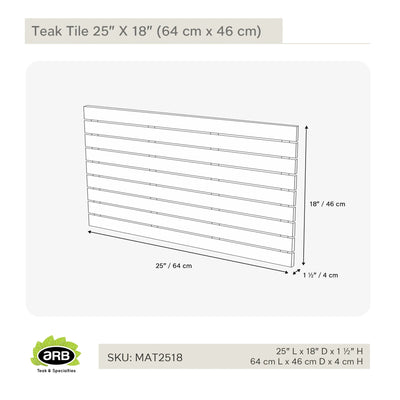 MAT2518 - Estera de Baño de 25" X 18" (63.5 cm x 46 cm)