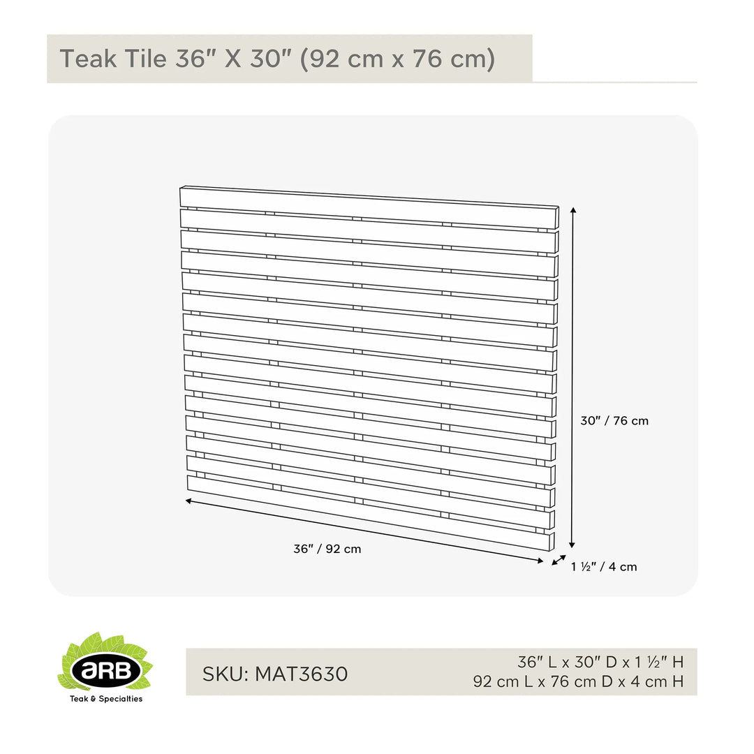 Teak Tile 36