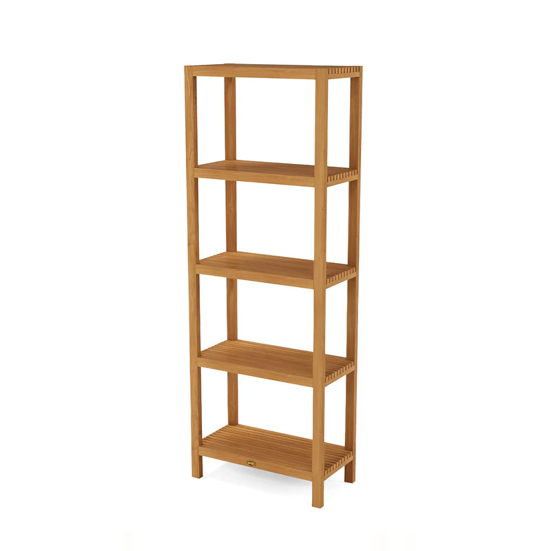 Teak Rectangular Shelf Fiji 63" (160cm) with 5 tier