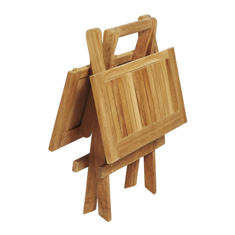 Teak Folding Side Table - Square 20" (50 cm)