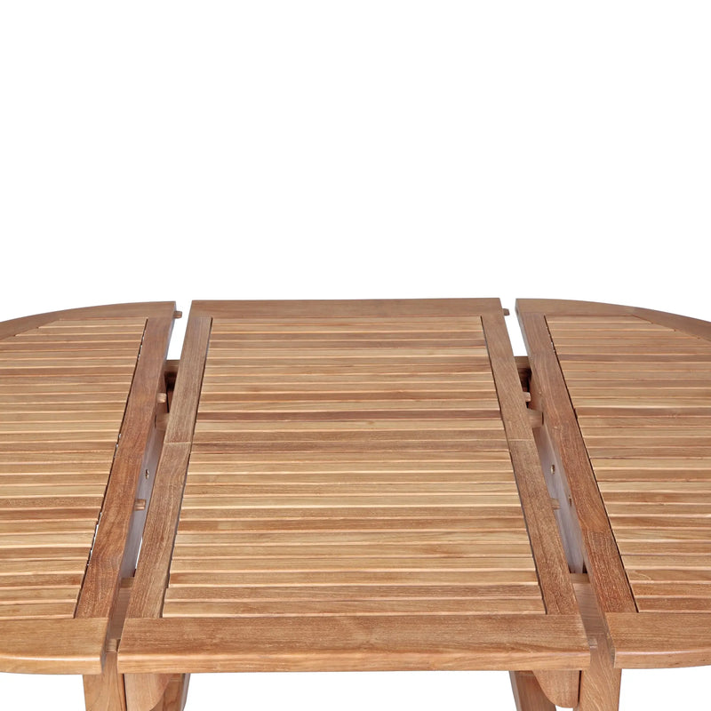 Teak Dining Extension Table Asia - Round 48/71 x 48" (120/180 x 120cm)