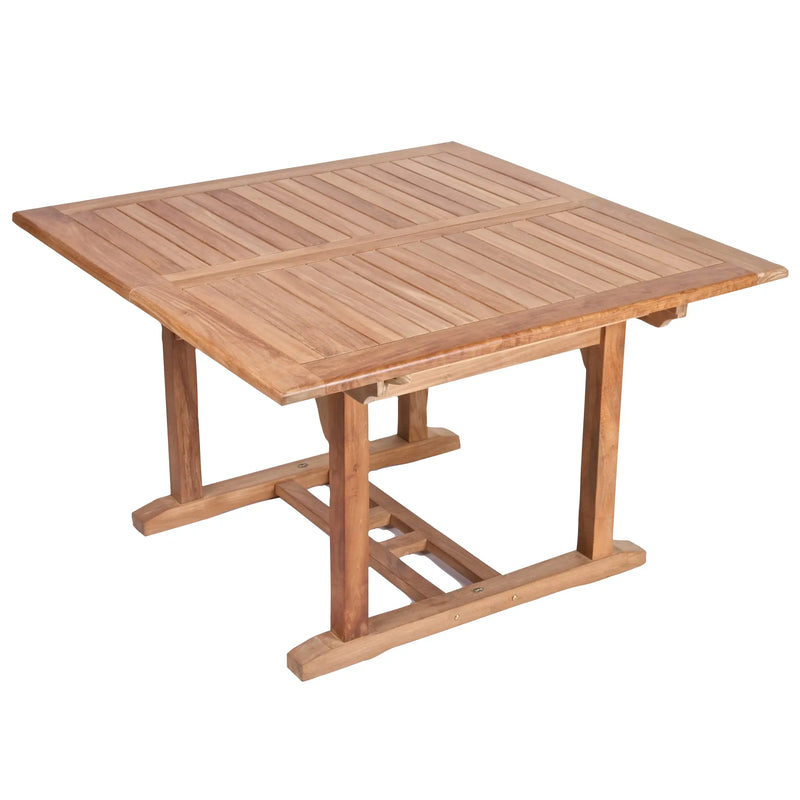 Teak Dining Extension Table Asia - Square 48/71 x 48" (120/180 x 120 cm)