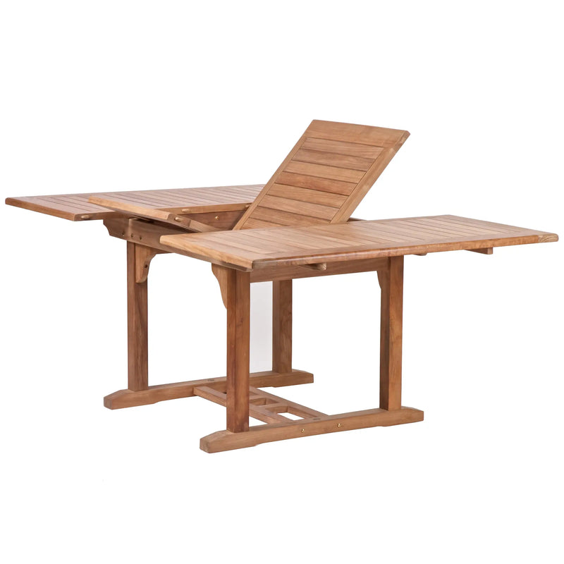 Teak Dining Extension Table Asia - Square 48/71 x 48" (120/180 x 120 cm)