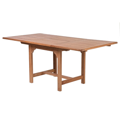 Teak Dining Extension Table Asia - Rectangular 48/71 x 36" (120/180 x 90 cm)