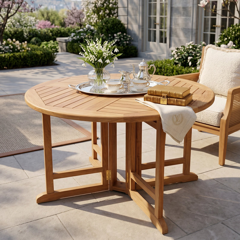 ARB Teak Folding Butterfly Dining Table