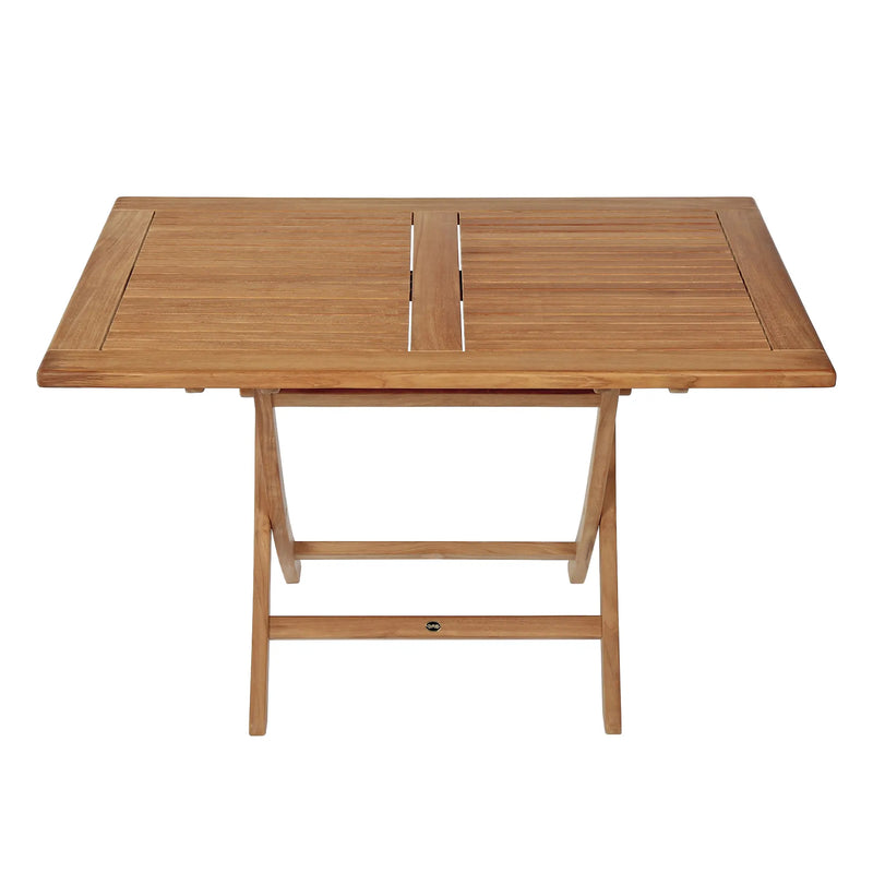 Teak Dining Folding Table Colorado - Rectangular 59 x 32" (150 x 80 cm)