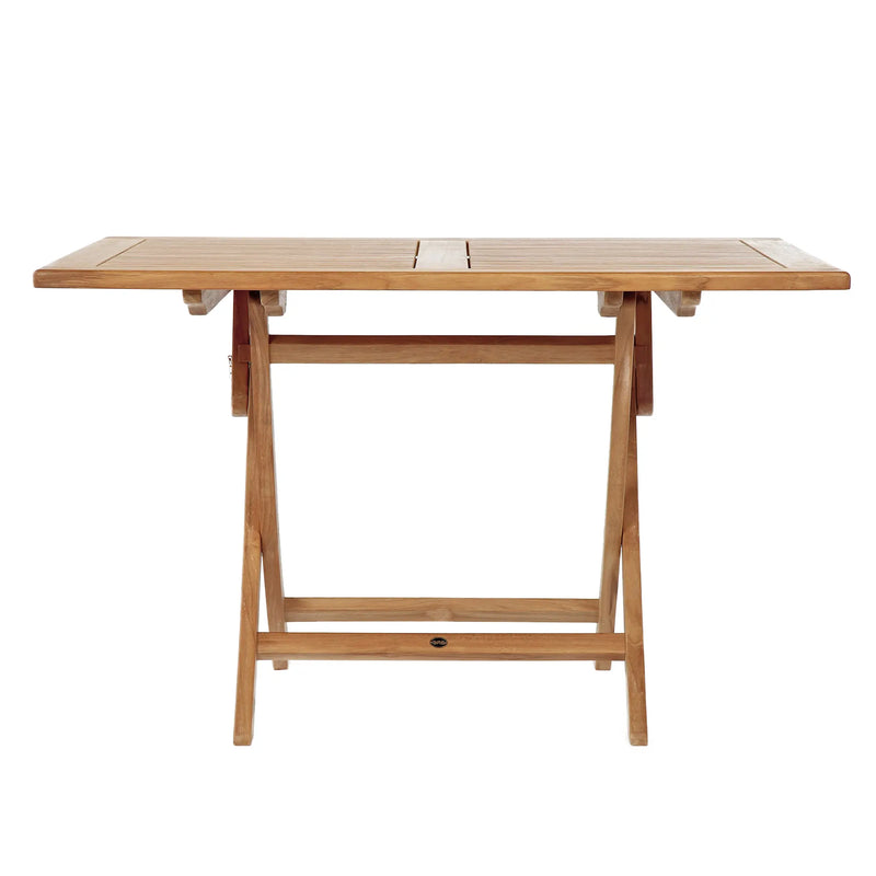 Teak Dining Folding Table Colorado - Rectangular 59 x 32" (150 x 80 cm)