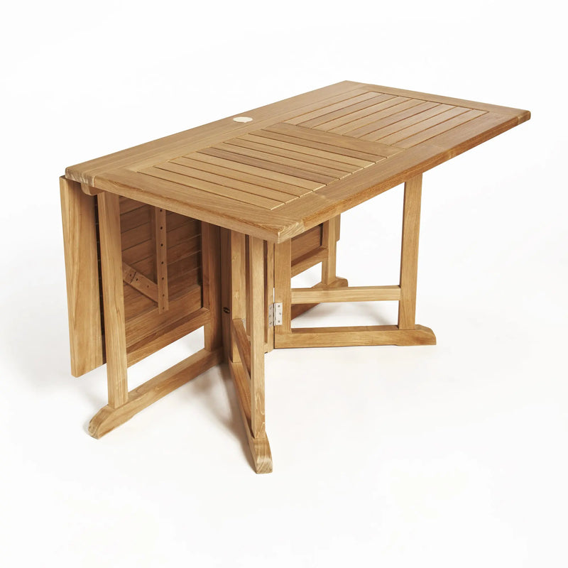 TAB567 - Butterfly Teak mesa plegable - Cuadrada 47"