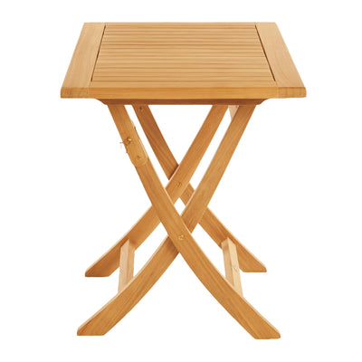 Teak Dining Folding Table Colorado - Rectangular 36 x 24" (90 x 60 cm)