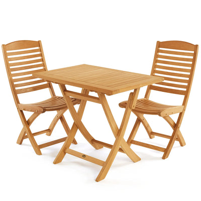 Teak Dining Folding Table Colorado - Rectangular 36 x 24" (90 x 60 cm)