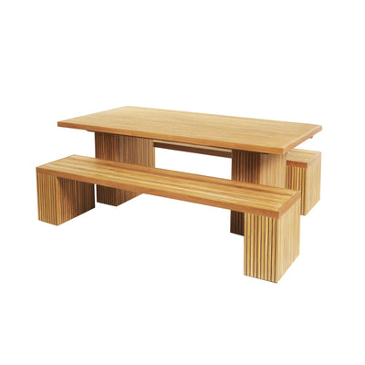 Teak Dining Table Liner - Rectangular 79 x 40" (200 x 100 cm)