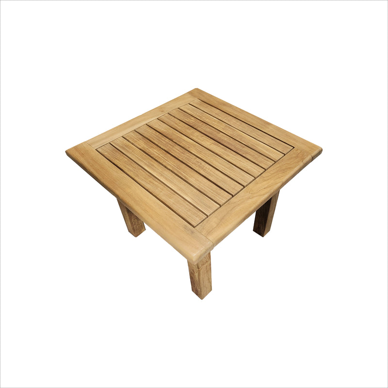 Teak Side Coffee Table Asia Square 24"
