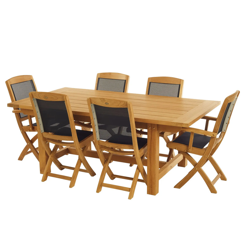 Teak Dining Table Extreme - Rectangular 79 x 43" (200 x 110 cm)