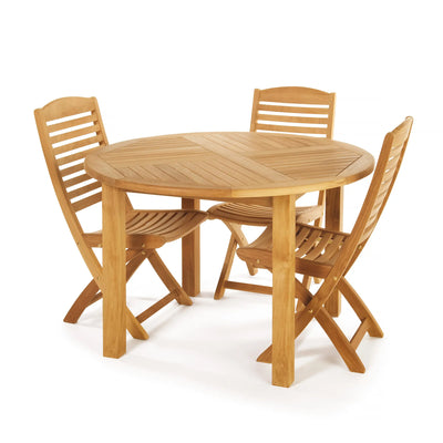 Teak Dining Table Asia - Round 48" (120 cm) KD