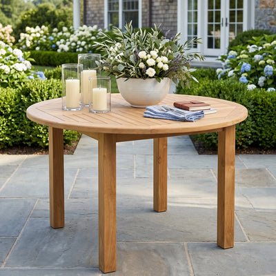 Teak Folding Table, Square 48