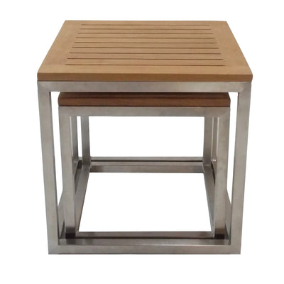 Teak Nesting Side Tables Alea - Set of 2