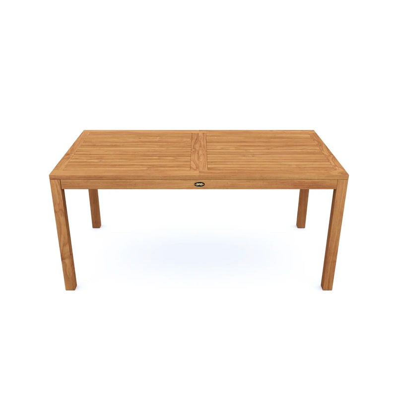 Teak Dining Extension Table Foster - Rectangular 48/67 x 36" (120/170 x 90 cm)