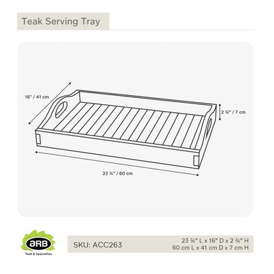 Teak Serving tray