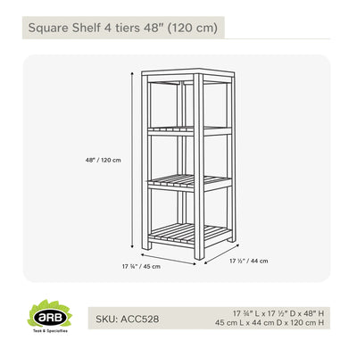 ACC528 - Estante de baño de 48" (120 cm)