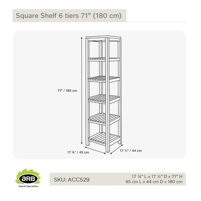 ACC529 - Estante de baño de 71" (180 cm)