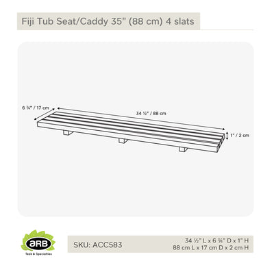 ACC583 - Caddie de tina de 34.5" (88 cm) 4 tablas