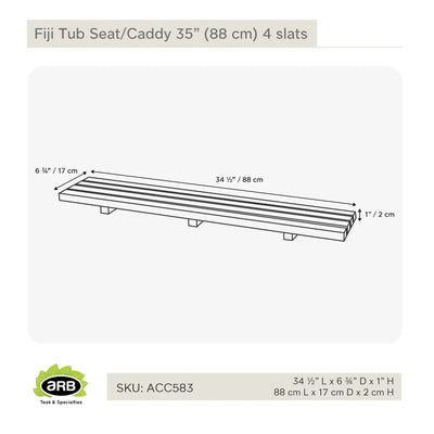 ACC583 - Caddie de tina de 34.5" (88 cm) 4 tablas