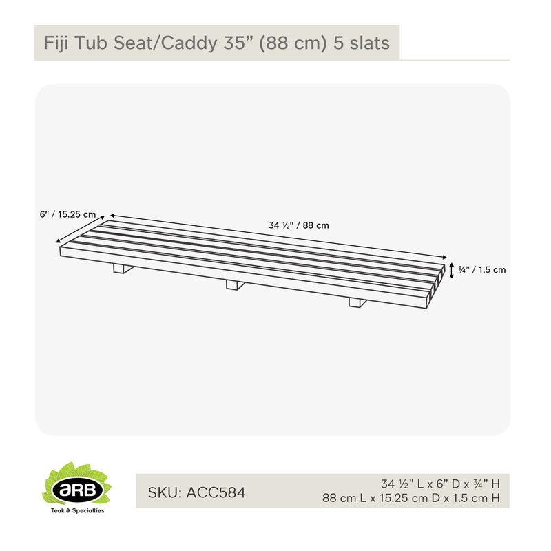 ACC584 - Caddie de tina de 34.5" (88 cm) 5 tablas