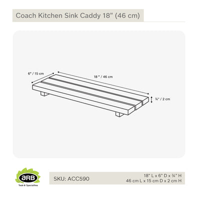 ACC590 - Caddie de fregadero Coach de 18" (46 cm)
