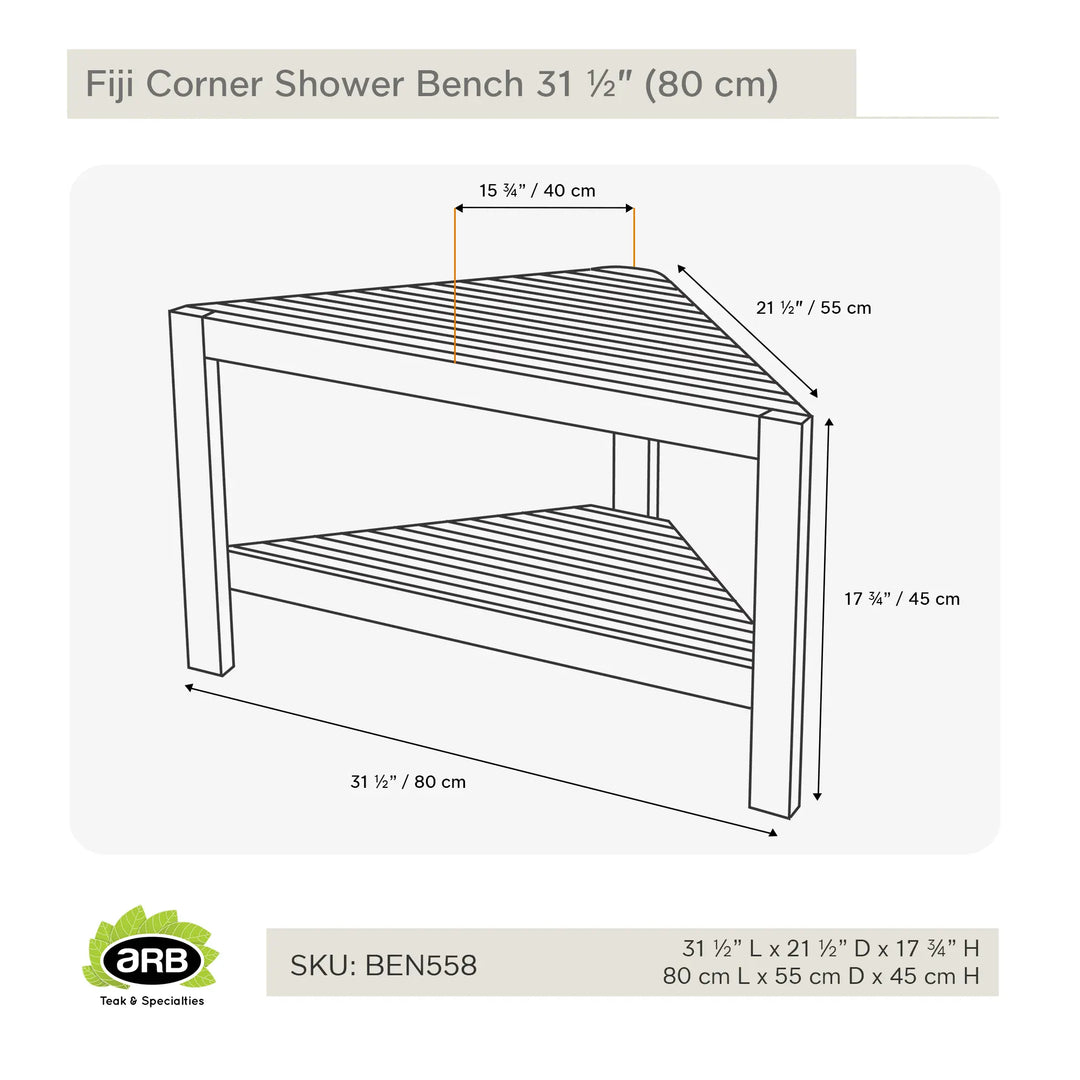 Shower Bench Dimensions