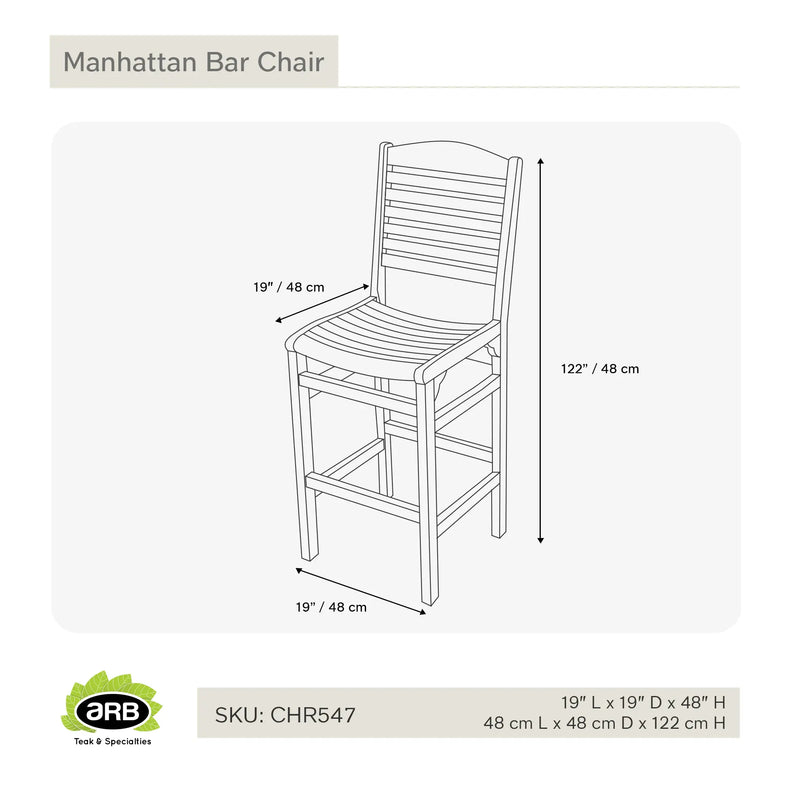 CHR547 - Manhattan Silla de bar