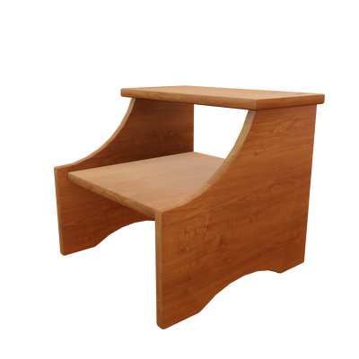 Teak Step Stool for Kids