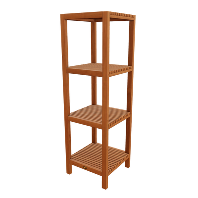 Teak Square Shelf Fiji 50" (128cm) 4 tiers