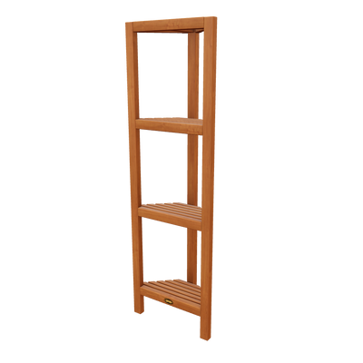 Teak Corner Shelf Fiji 50" (128cm) 4 tiers