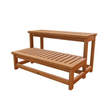 Teak Hot tub step 36" (90 cm)