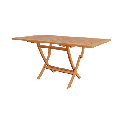 Teak Dining Folding Table Colorado - Rectangular 59 x 32" (150 x 80 cm)