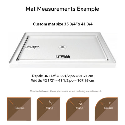 MAT4836 ARB Teak & Specialties Teak Shower Mat 48 x 36 inch